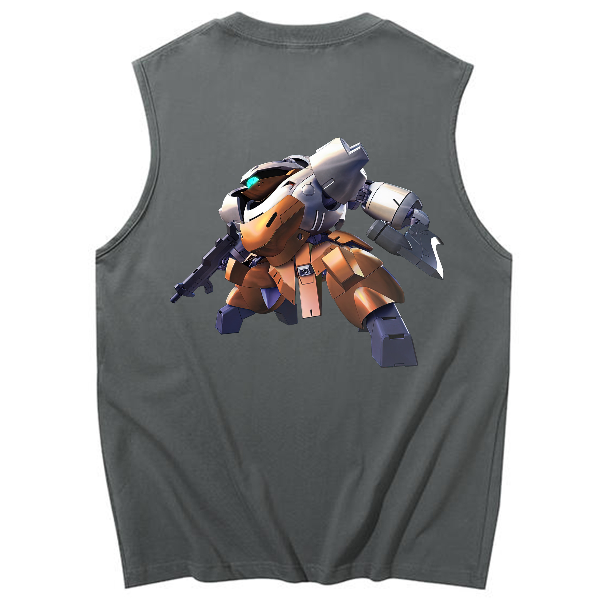 （画像用） 機動戦士ガンダム Mobile Suit Gundam コットン100％タンクトップ（背面プリント）